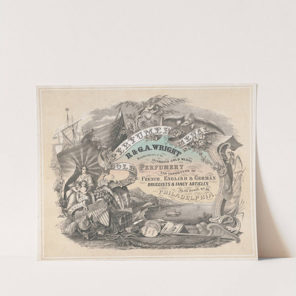 Perfumery gold medal (1856) by Charles Reen