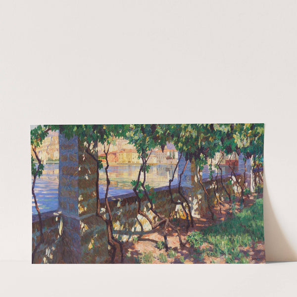 Pergola des Café Paradiso in Torbole (1911) by Hans Lietzmann