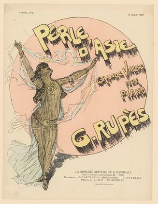 Perle d’Asie, grande valse pour piano, G. Rupès (1889)