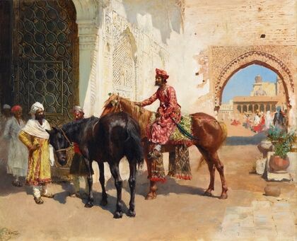 Persian Horse Seller, Bombay (circa 1890)