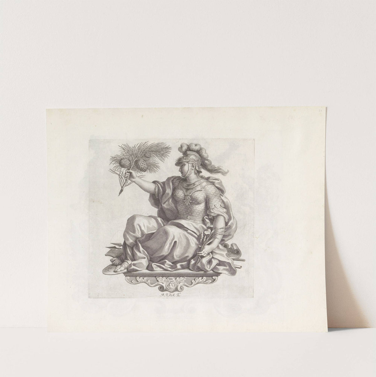 Personificatie van Romagna (1673-1743) by Robert van Audenaerde