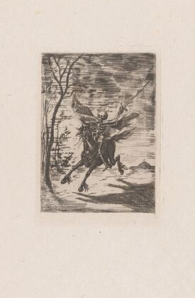 Personification of Death galloping on a horse (1856-1897_1856-1897)