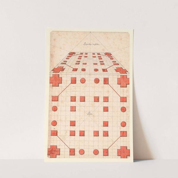 Perspective du plan (1773) by Jean Jacques Lequeu