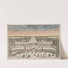 Perspective view of the Large and small Stables, and the two Stable yards of the Versailles Palace (1750)
