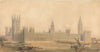 Perspective View; the New Houses of Parliament