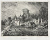 Pesteil Chateau at Polminhac (1832)