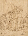Peter and John healing a cripple at the Gate of the Temple