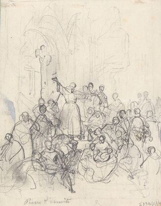 Peter the Hermit Preeching the Crusade