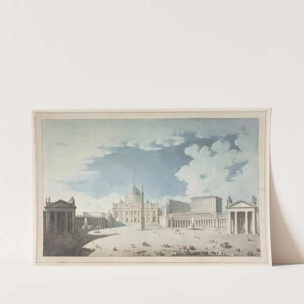 Peterskirche und Petersplatz in Rom by Francesco Pannini