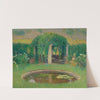 Petit bassin près de la tonnelle sud de Marquayrol (Jardin de l’Artiste) (circa 1920) by Henri Martin