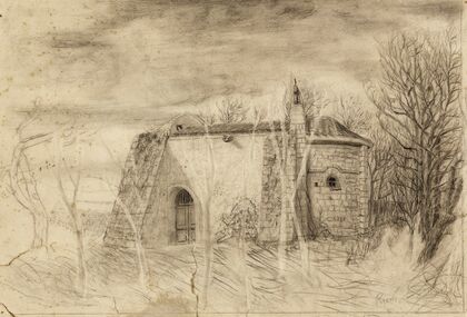 Petite chapelle à Riom en Auvergne (1888)