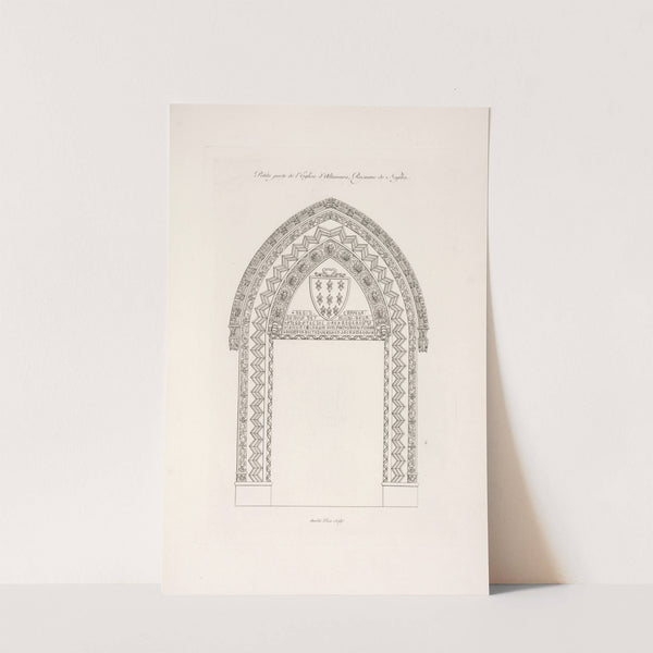 Petite porte de l&#039;église d&#039;Altamura, royaume de Naples. by Nicolas Xavier Willemin