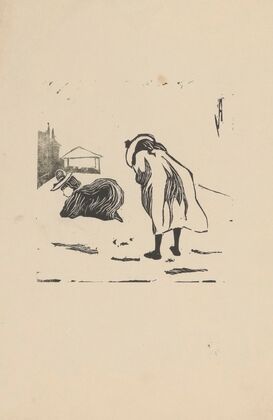 Petites filles sur la plage de Villers (1896) — size preview