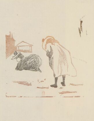 Petites filles sur la plage de Villers (1896)