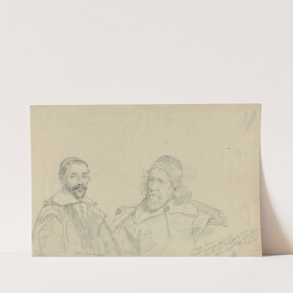 Petrus Cassendus og Inigo Jones (1875) by Adolph Tidemand