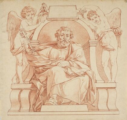Petrus, sitzend