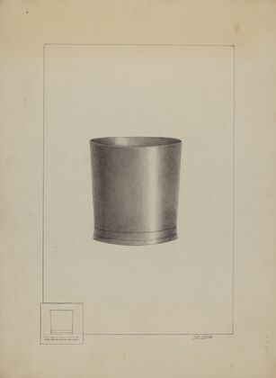 Pewter Beaker