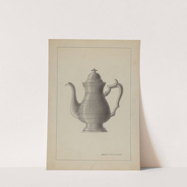 Pewter Coffee Pot by Robert Brigadier