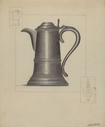 Pewter Flagon