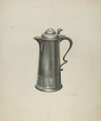 Pewter Flagon