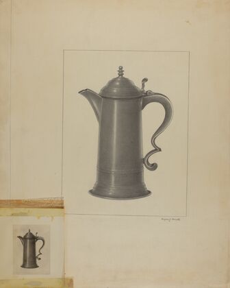 Pewter Flagon