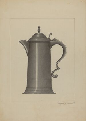 Pewter Flagon