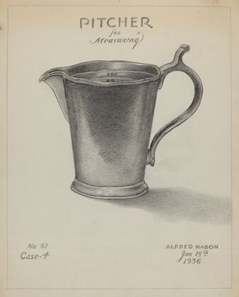 Pewter Pitcher