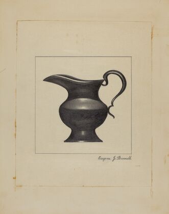 Pewter Pitcher