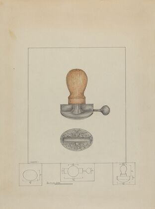 Pewter Stamp