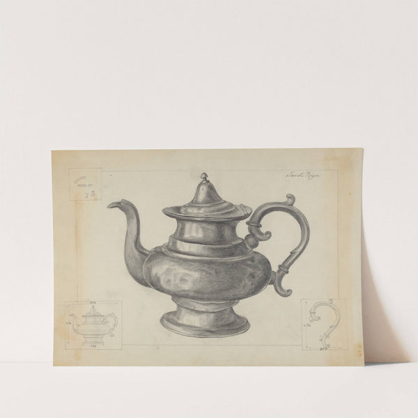 Pewter Teapot by Janet Riza
