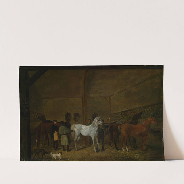 Pferdestall by Johann Wilhelm Baumeister