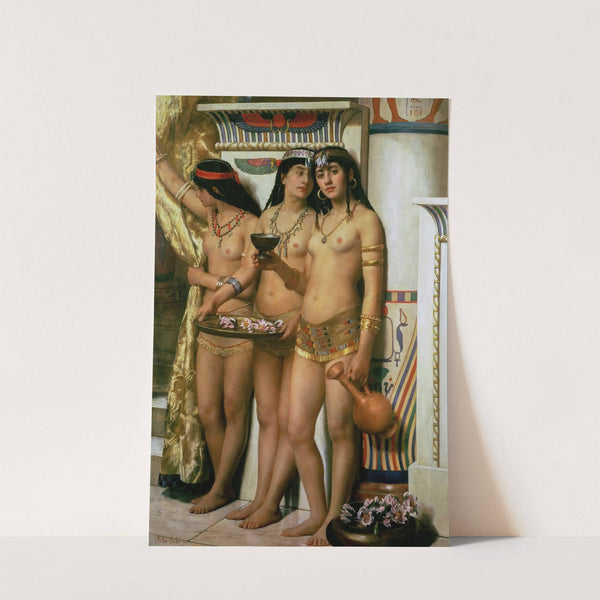 Pharaoh&#039;s Handmaidens by John Collier