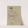 Phil May sketching by William Rothenstein