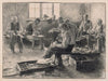 Philadelphia Alms House a busy corner in the shoemaker’s room (1889)