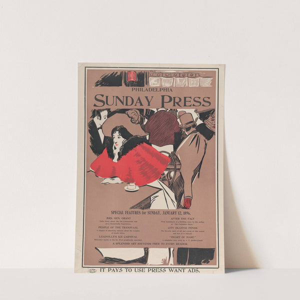 Philadelphia Sunday Press; January 12th by George Reiter Brill