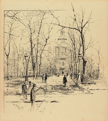 Philadelphia, View from the Park (1897)