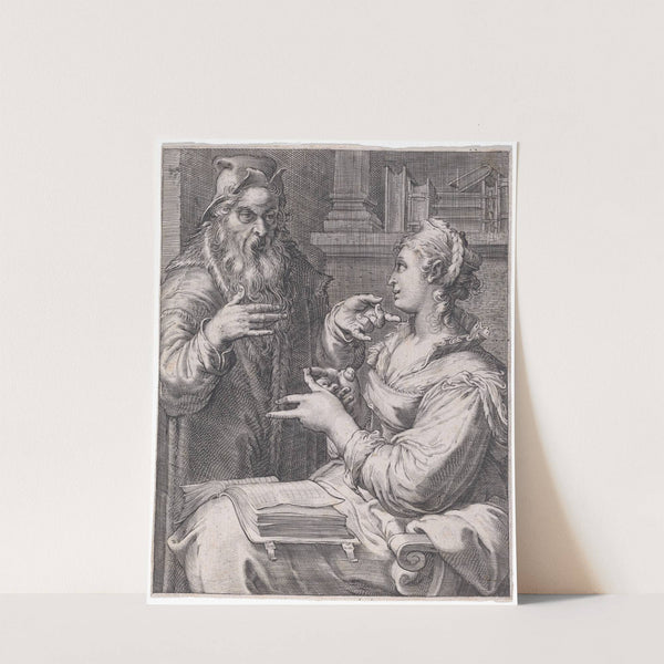 Philosophy (c. 1597) by Cornelis Jacobsz Drebbel