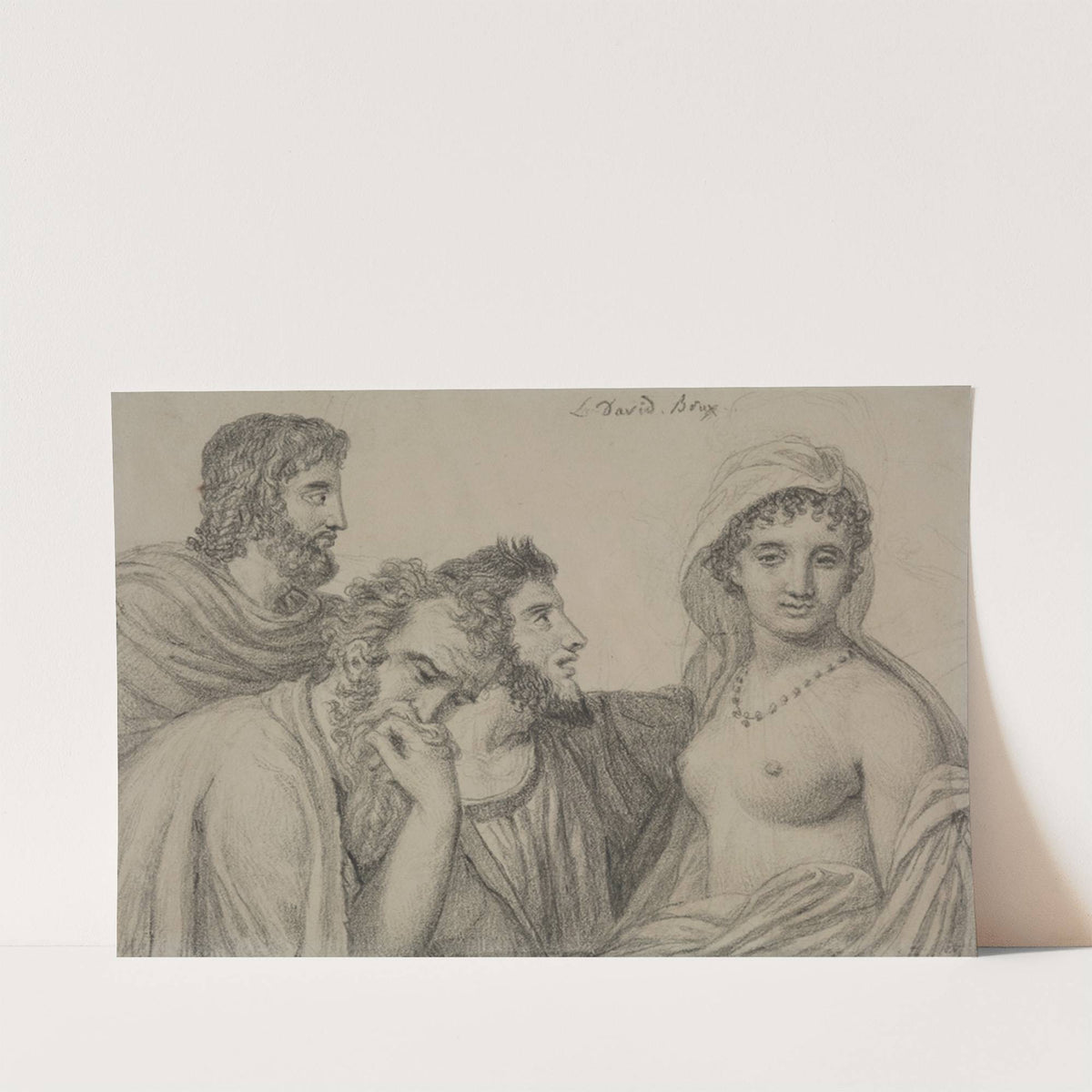 Phryné before the Judges by Jacques Louis David