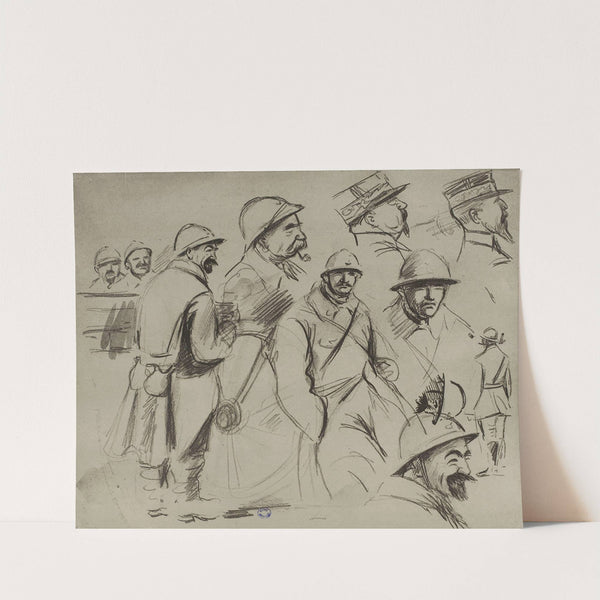 Physionomies de la guerre (1915-1916) by Georges Goursat (Sem)