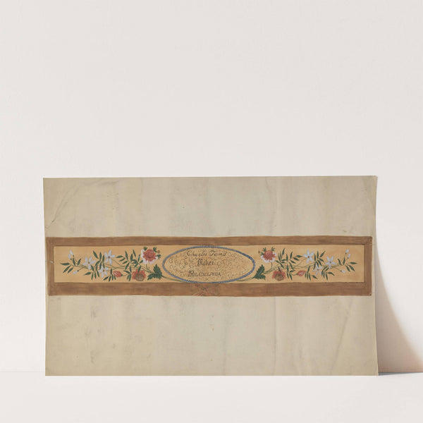 Piano Decoration (c. 1936) by Eva Wilson