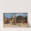 Piazza del Popolo in Rome (1900) by Aleksander Gierymski