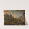Piazza Navona in Rome (1680) by Anton Goubau
