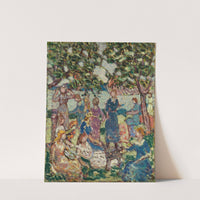 Picnic by the Inlet (circa 1918–23) by Maurice Prendergast