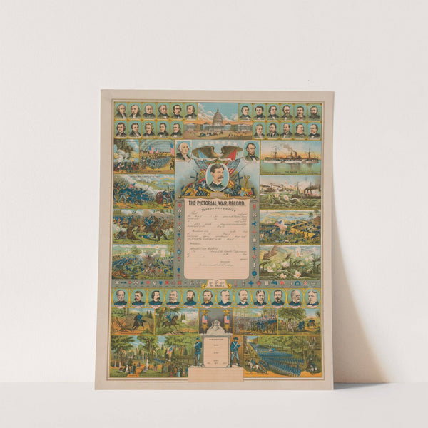 Pictorial war records (1899) by J.M. Vickroy &amp; Co.