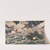 Pictures of the Russo-Japanese Conflict; Number Four; Second Attack on Port Arthur at 3;00 a.m. on February 13 during a Snowstorm (1904) by Watanabe Nobukazu