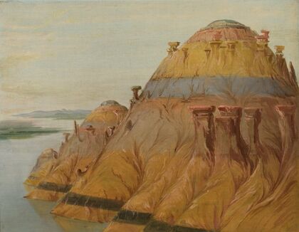 Picturesque Clay Bluff, 1700 Miles Above St. Louis