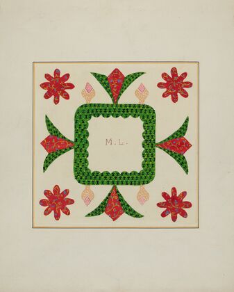 Pieced Autograph Quilt (1 Piece) — size preview
