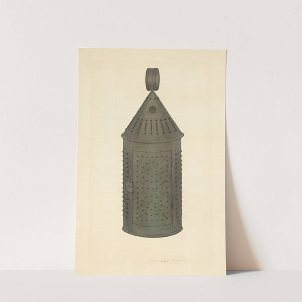Pierced Tin Lantern by Francis Bruner