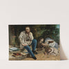 Pierre-Joseph Proudhon et ses enfants en 1853 (1865) by Gustave Courbet