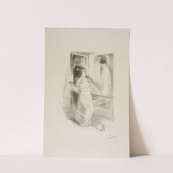 Pierrot pendu (1894) by Adolphe Léon Willette